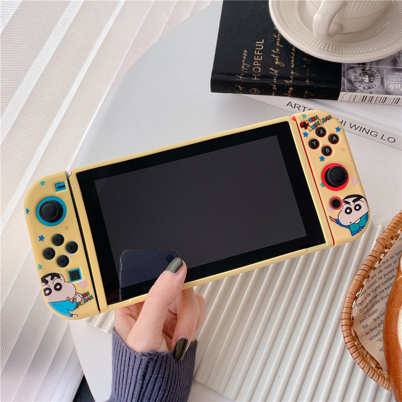 Hoạt Hình Ốp Bảo Vệ Máy Chơi Game Nintendo Switch Hình Cậu Bé Bút Chì Xinh Xắn