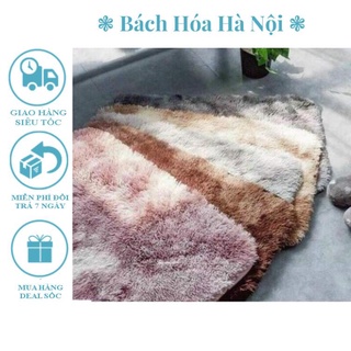 Thảm lau chân lông xù sợi lông mềm mịn