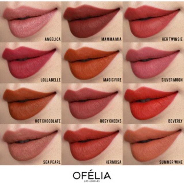 (CÓ SẴN) Son kem lì OFELIA TOUCH OF ROSE | Thế Giới Skin Care