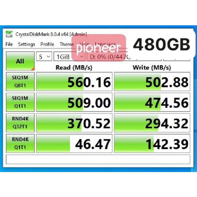 Ổ Cứng SSD PIONEER Sata III 120GB,240GB,480GB  Hãng hãng Bảo Hành 36 Tháng