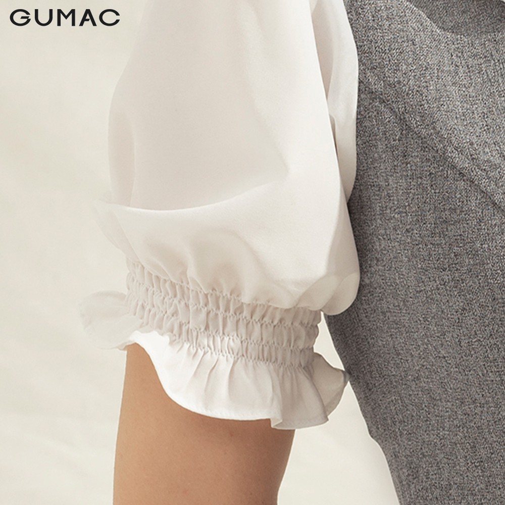 Đầm cổ sen phối nơ DA1122 GUMAC | BigBuy360 - bigbuy360.vn