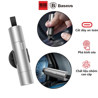 Dụng cụ sinh tồn , búa thoát hiểm Baseus Sharp Tool Safety Hammer (tích hợp Dao cắt và phá kính)