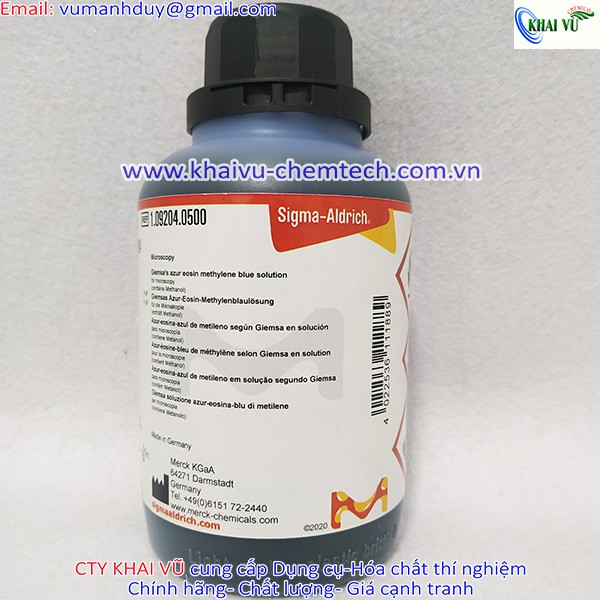 Chất nhuộm Giemsa  500ml hãng Merck