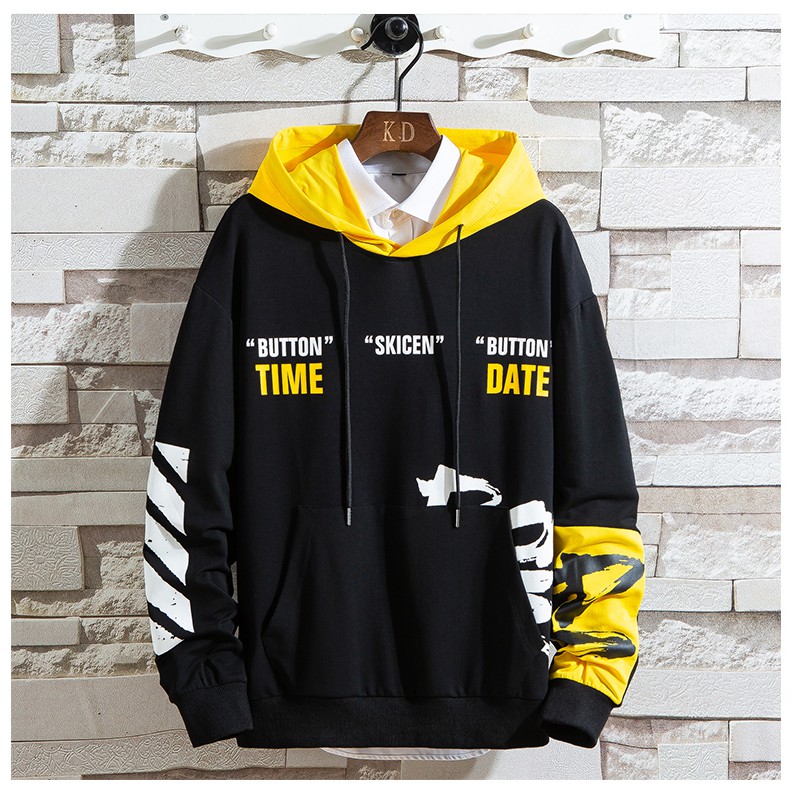 Áo hoodie nỉ bông nam nữ date time xuất khẩu