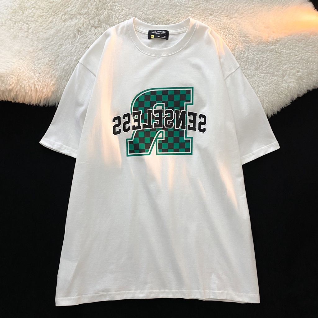 Áo Thun HIIXIIVI T-Shirt Tay Ngắn Cổ Tròn In Hình Hoàng Hôn Thời Trang Mùa Hè Phong Cách Hàn Quốc Dành Cho Nữ 2022