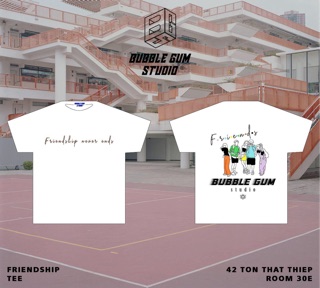 FRIENDSHIP BY BUBBLE GUM STUDIO - Màu Trắng