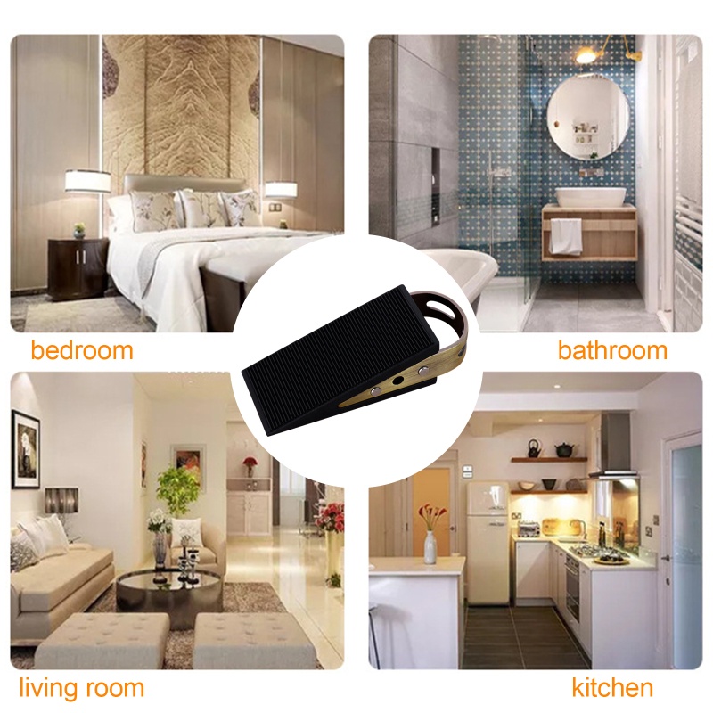 Bộ 2 Dụng Cụ Chặn Cửa Chống Va Đập Chống Kẹp Tay Tiện Dụng