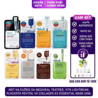 Mặt nạ MEDIHEAL Essential Teatree, Vita Lightbeam, Placenta Revital và Collagen - HB0012