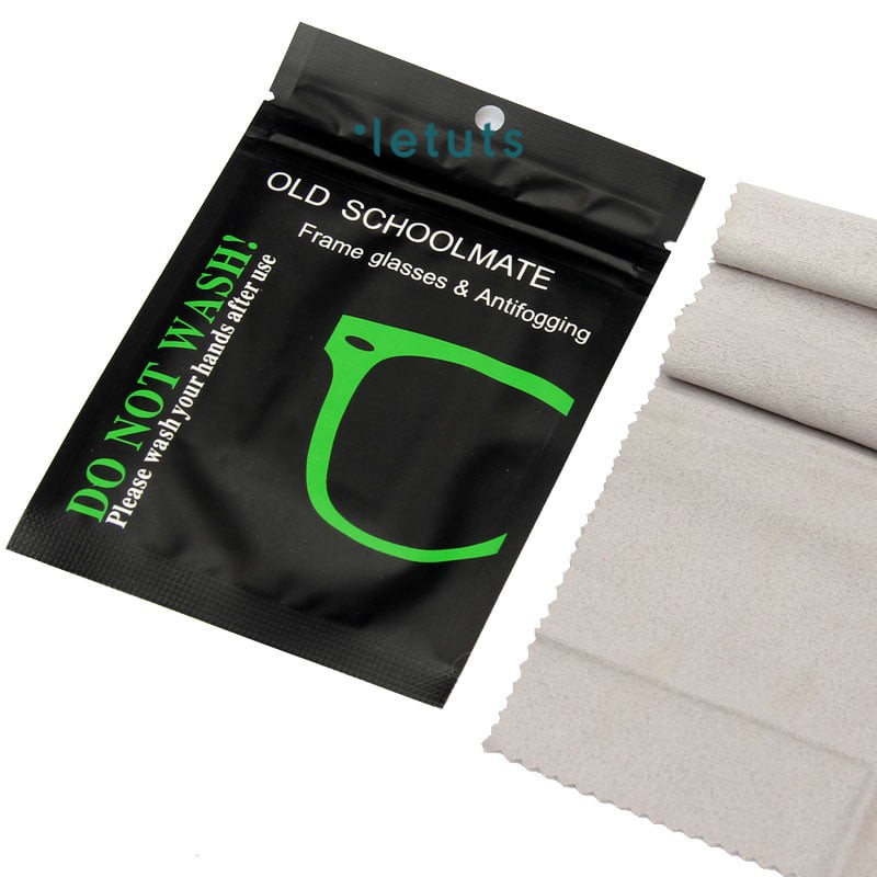 Khăn lau kính chống bám hơi nước, chống bám hơi mờ mắt kính LETUTS