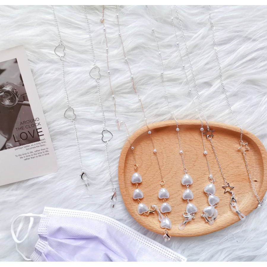 Dây đeo khẩu trang phong cách Hàn Quốc thời trang cho nữ