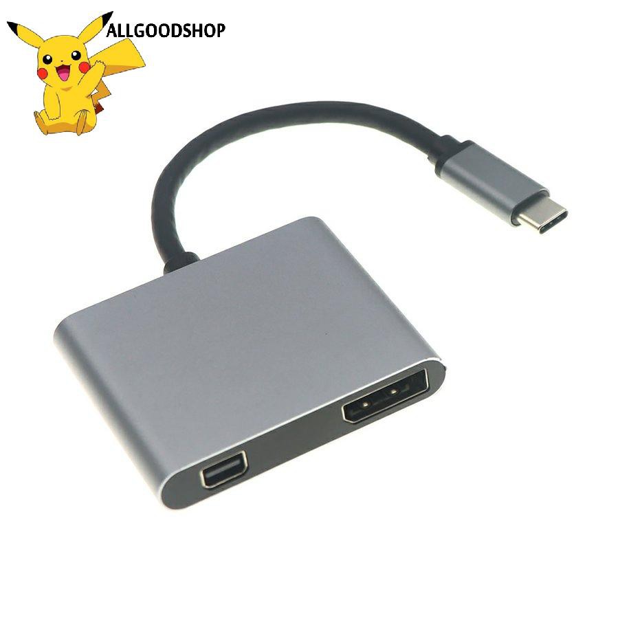 Đế Sạc Chuyển Đổi Cổng Type C Sang Dp Mini Dp 4k X 2k Cho Macbook