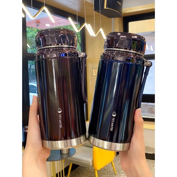 Bình GIỮ NHIỆT LẮP KIM CƯƠNG CAO CẤP 1000ML