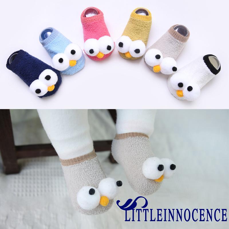 Vớ Cotton Chống Trượt Họa Tiết Hoạt Hình Cho Bé Trai Và Gái