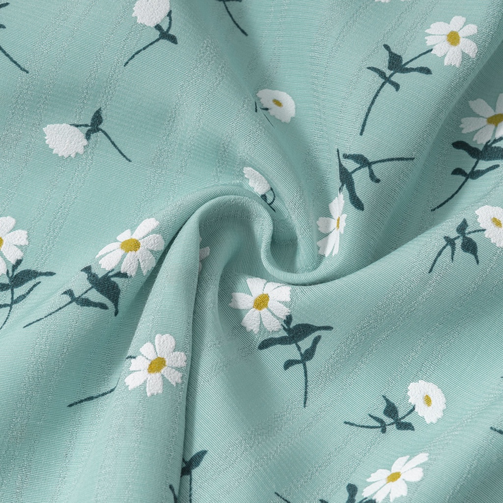 Váy Nữ Hoa Nhí Thiết Kế Cổ V Chất Đũi Tơ Nhẹ Nhàng Sang Trọng NORICK | BigBuy360 - bigbuy360.vn