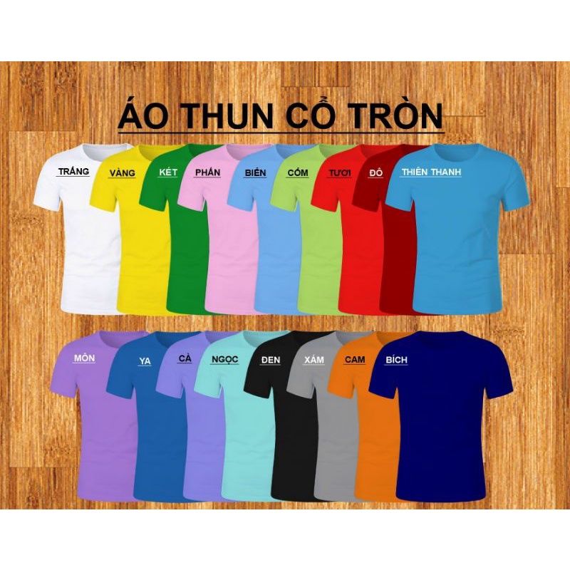 Áo gia đình thun cotton size 8-95kg