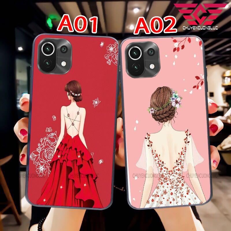 [HOT] Ốp lưng Xiaomi mi 11 mặt lưng ép kính chống bể in hình cô gái