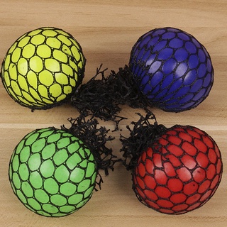 [LOẠI TO] Trứng Lưới Slime Nho Trút Giận, Quả Bóng Lưới Slime Gudetama Squishy Mochi 6.5CM