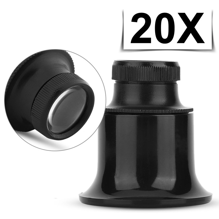 Kính lúp độ phóng đại 20x giúp sửa chữa đồng hồ