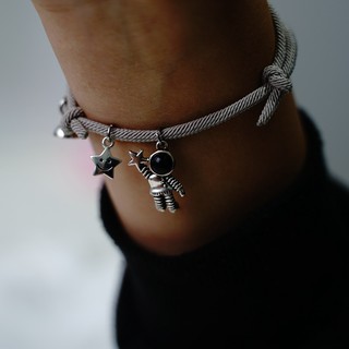 Vòng Tay Đôi Nam Châm Bằng Kim Loại Cho Bạn Thân và Cặp Đôi