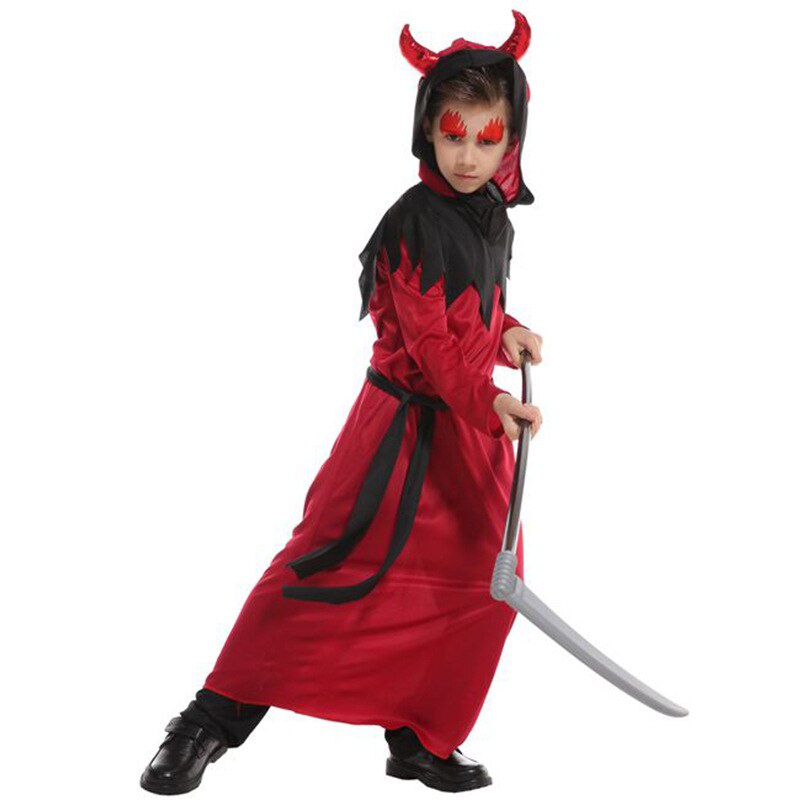Bộ trang phục Quỷ đỏ có sừng hóa trang Halloween cho bé trai B0151