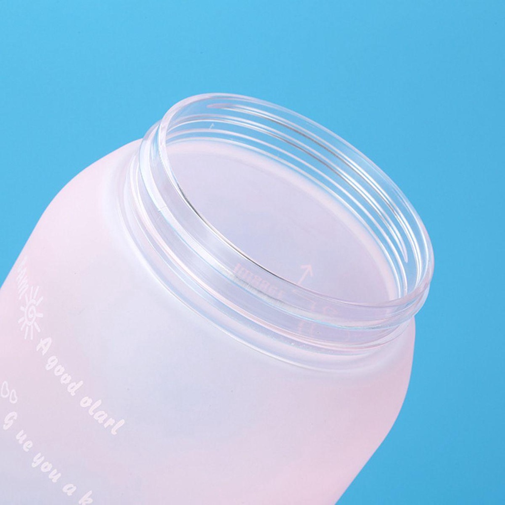 YIYU Bình Nước Trong Suốt Chống Tràn Dung Tích 1.5L