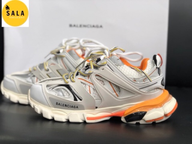 Balenciaga Rubber Men s Track 2 Colorblock Sneakers in