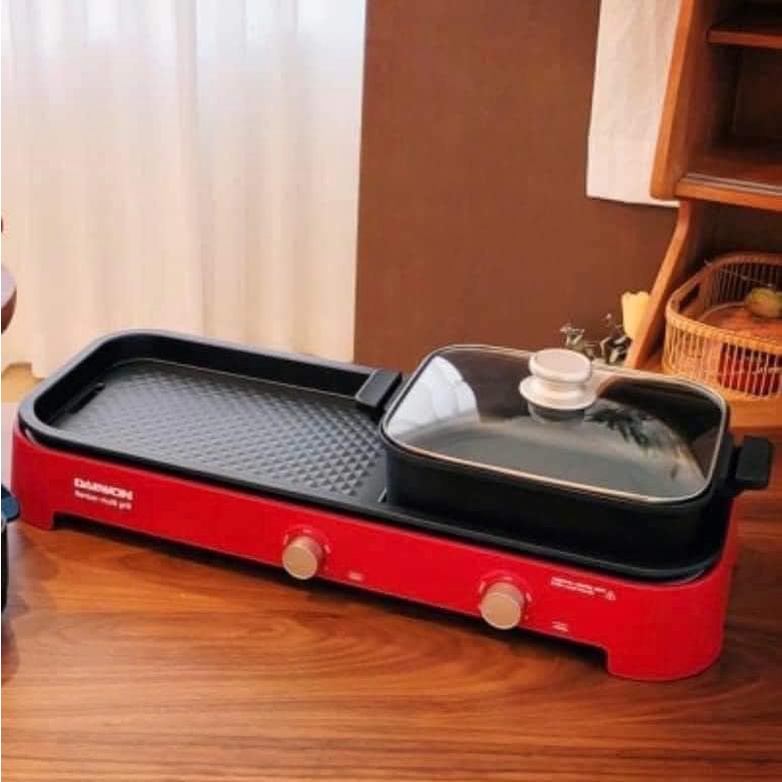 Bếp lẩu nướng đa năng DAEWON - MG2200 2in1, nồi lẩu nướng, bếp nướng lẩu [HÀNG NỘI ĐỊA HÀN]