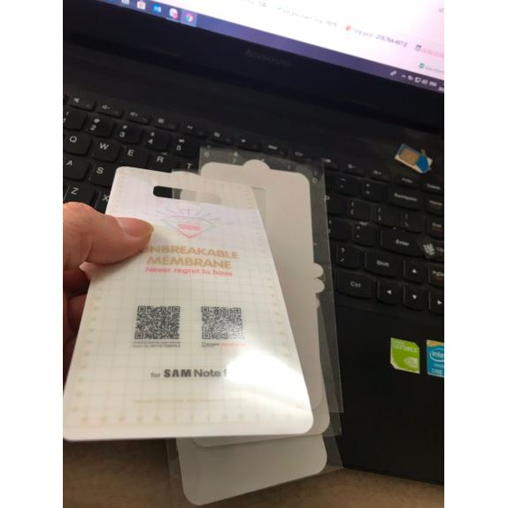 Miếng dán PPF mặt sau cho Galaxy Note 9