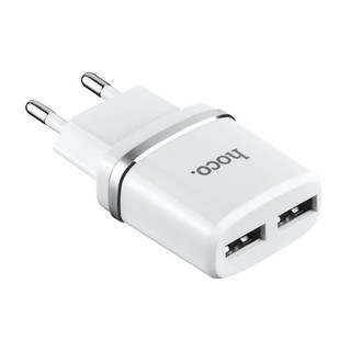 Cốc sạc hoco. 2 cổng usb hcc12