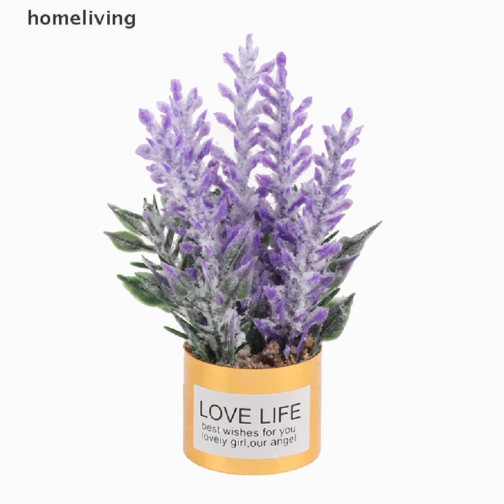 Chậu Hoa Oải Hương Mini Tỉ Lệ 1: 12 Trang Trí Nhà Búp Bê