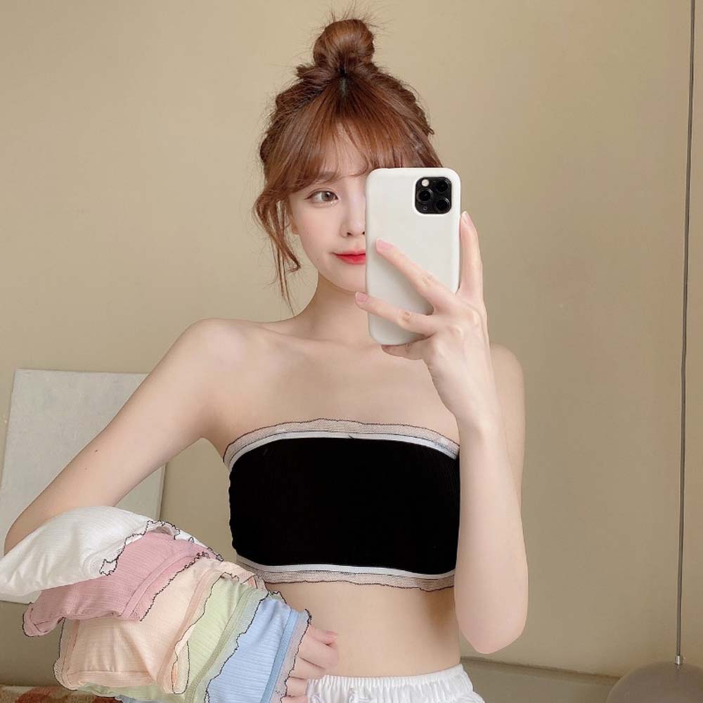 Áo ngực không dây bằng vải nylon thời trang gợi cảm cho nữ