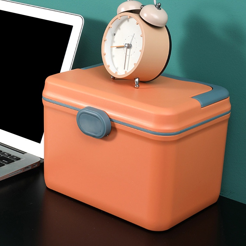 Hộp Đựng Thuốc Sơ Cứu Bằng Nhựa Sức Chứa Lớn Đa Năng Tiện Dụng Cho Gia Đình