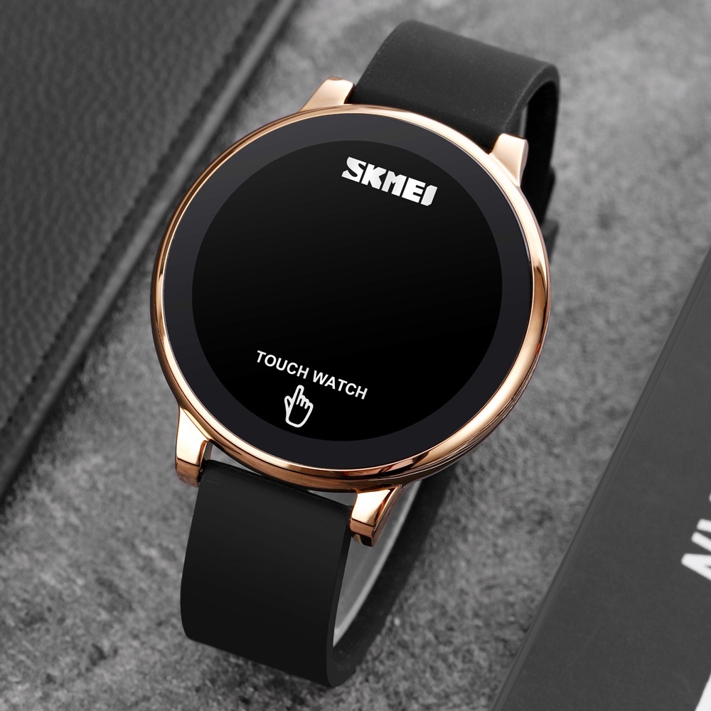 Đồng Hồ Điện Tử Skmei 1842 Màn Hình Cảm Ứng Dây Silicon Chống Nước Cho Nam