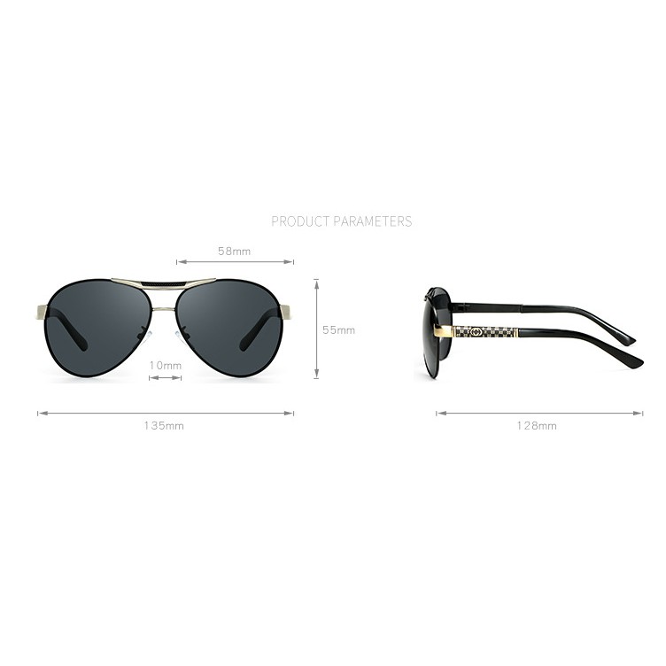 Kính mát nam tròng phân cực loại tốt