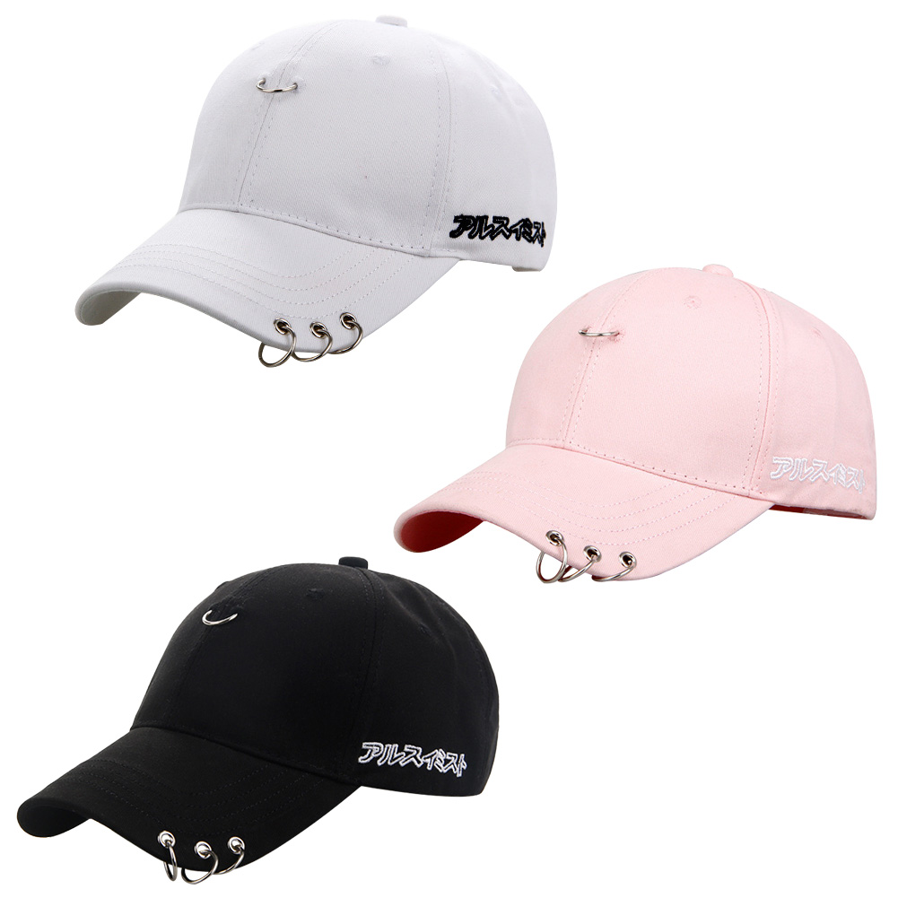 [New/Ready]Mũ Bóng Chày Thêu Hoạt Hình Dễ Thương Thời Trang Ngoài Trời Unisex Giản Dị Mũ Cao điểm Mũ Thoáng Khí Chống Nắng