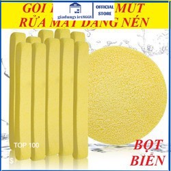 Bông nở rửa mặt Ch.ivey 12 miếng/bông tắm bọt biển nở gói 12 miếng