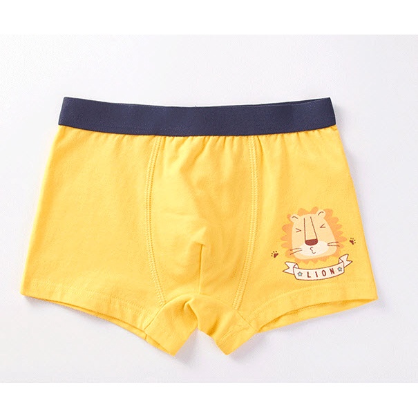 Set 6 quần chip đùi cotton cho bé trai, quần lót bé trai size 9kg-45kg