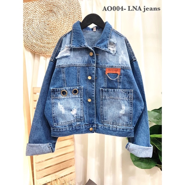 [THỜI TRANG MÙA HÈ] [Ảnh Chụp Thật] Áo Khoác Jeans Nữ - Áo Khoác Bò Cao Cấp Form Rộng Freesize Mẫu Thiết Kế Mới Đẹp