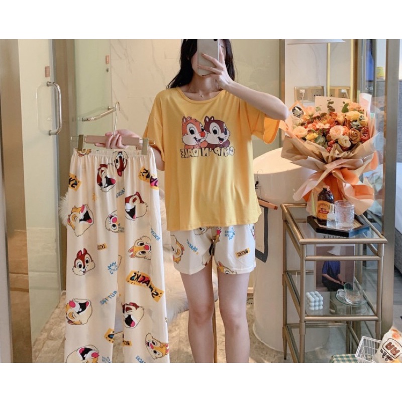 sét bộ thun nữ ba món xịn xò dể thương