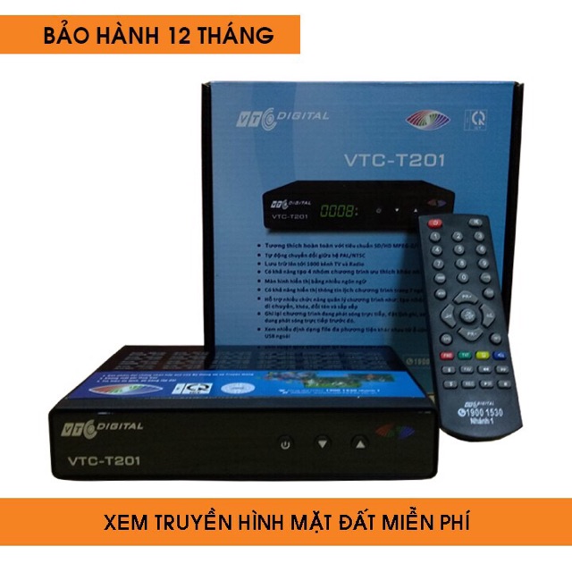 Bộ đầu kĩthuậtsố VTC 201 - đầu kĩthuậtsố HD VTC 201.