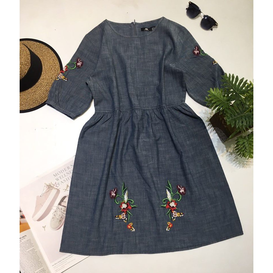 Đầm jean size S, M, L giá 270K