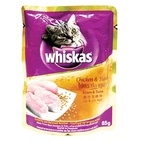 Xốt Whiskas Cho Mèo Túi 80g - Kpetmart
