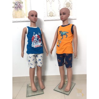 Combo 2 Bộ bé trai borip sát nách