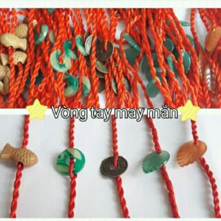 Combo 100 vòng tay may mắn lộn xộn