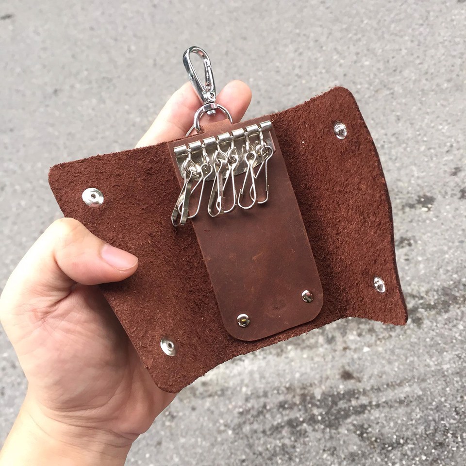 Móc Khóa Da Thời Trang Cao Cấp - KC18 [BẢO HÀNH TRỌN ĐỜI]