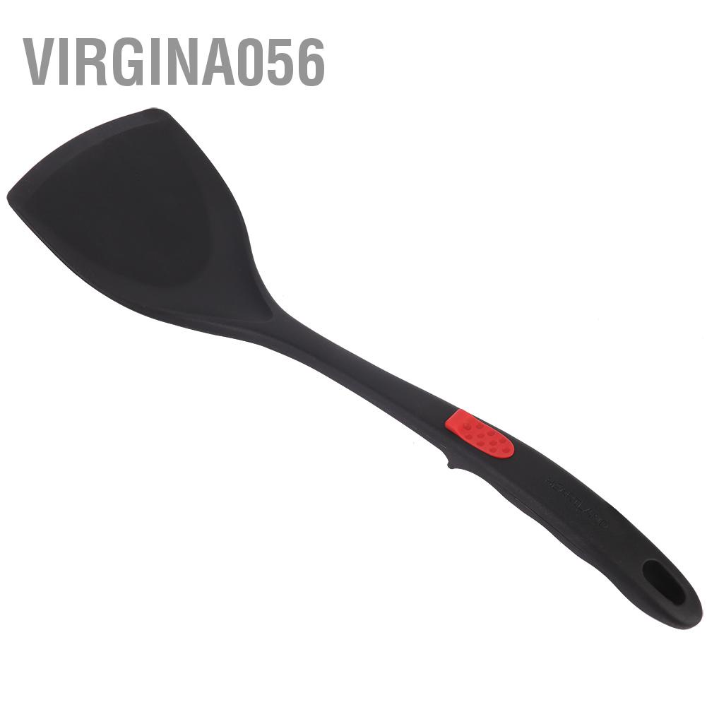 Virgina056 Silicone Spatula Heat-Resistant Long Handle Kitchen Utensil Non-Slip Cooking Tool