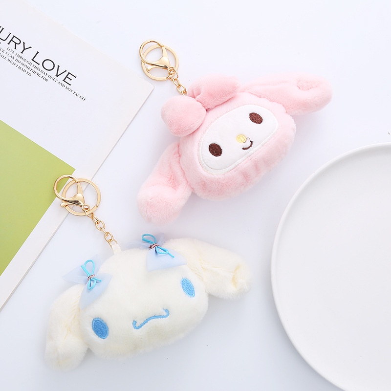 SANRIO Móc Khóa Hình Kuromi Nhồi Bông Đáng Yêu