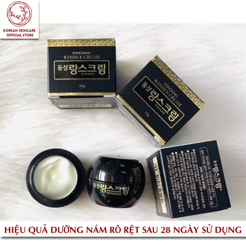 Kem loại bỏ nám mini Dongsung Rannce Cream 10g ngăn chặn nám sạm, tàn nhang giúp da đều màu phù hợp mọi loại da