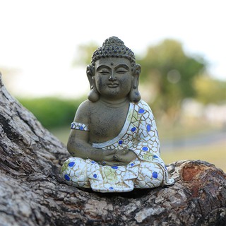 Mô hình tượng phật như lai trang trí bể cá hồ cá phụ kiện bể cá