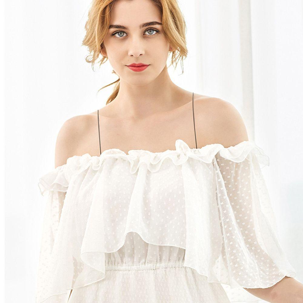 MOCHO Dây Áo Ngực Co Giãn Có Khóa Kim Loại Dành Cho Nữ